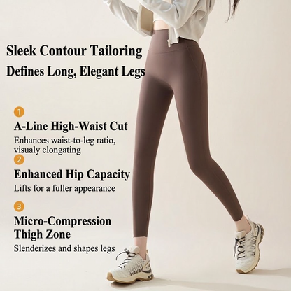 💃 High Waist Butt Lifting Leggings for Women | Western Slim Fit Yoga Pants with Pockets, Quick Dry Stretchy Fitness Athletic Pants