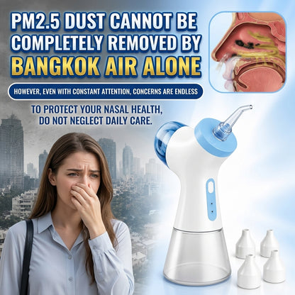 ✨ Electric Positive & Negative Pressure Nasal Irrigator, Professional Nasal Rinsing Device for Nasal Cavity Care