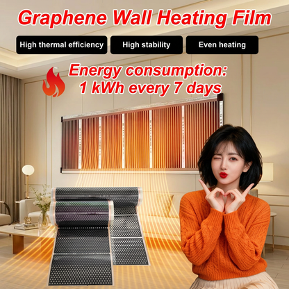 🔥3-Second Rapid Heating Honeycomb Graphene Far-Infrared Ceramic Wall Heater | Low Noise, Energy Efficient Indoor Wall Mount Space Heater
