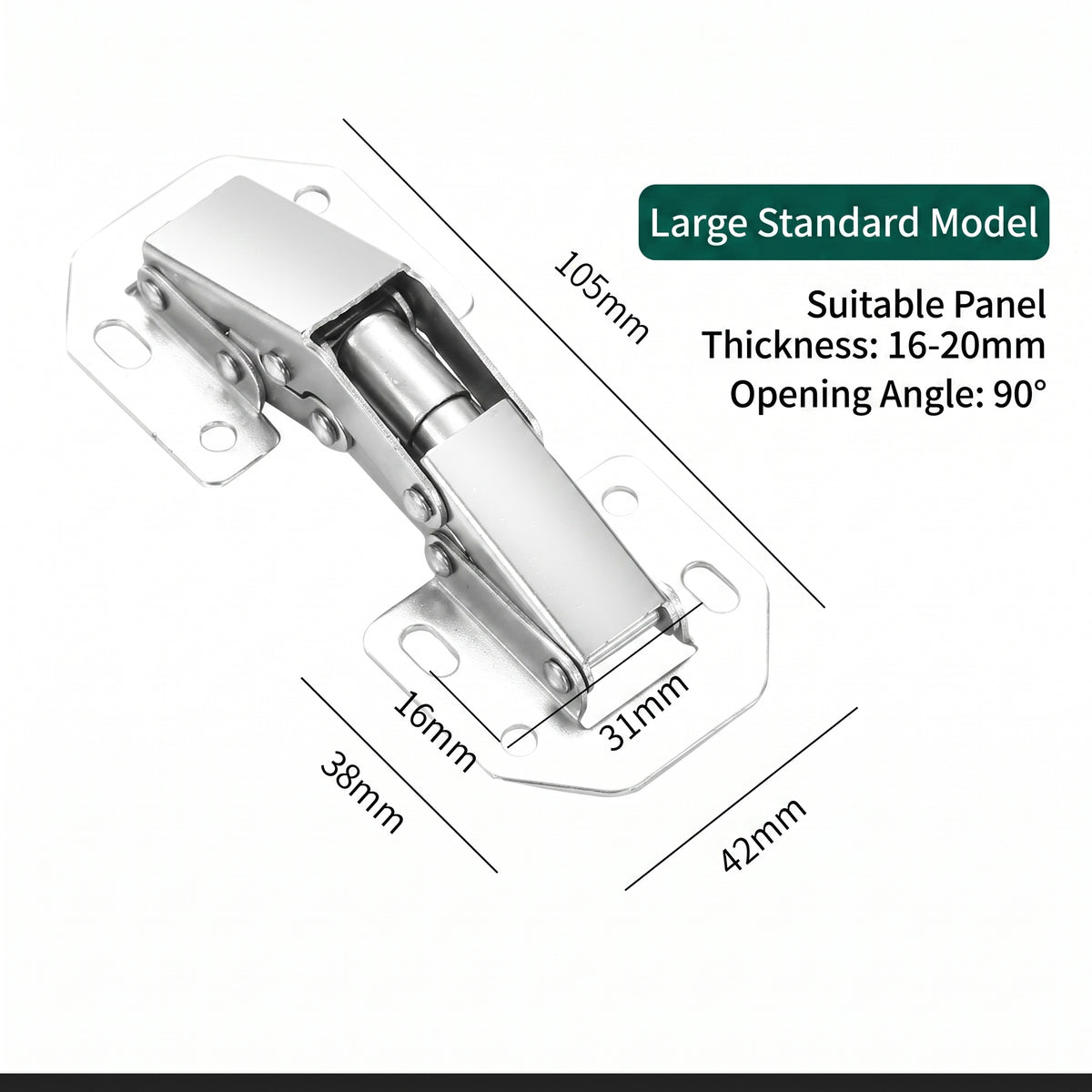 Limited-time 50% off, buy one get one free, no-drill bridge-type cabinet hinges