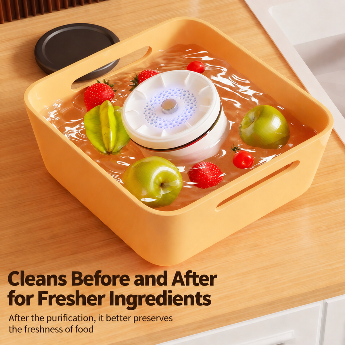 HOT SALE 50% OFF Effortless Vortex Fruit & Vegetable WasherRemoves Pesticides, BPA-Free & Easy-Clean Design