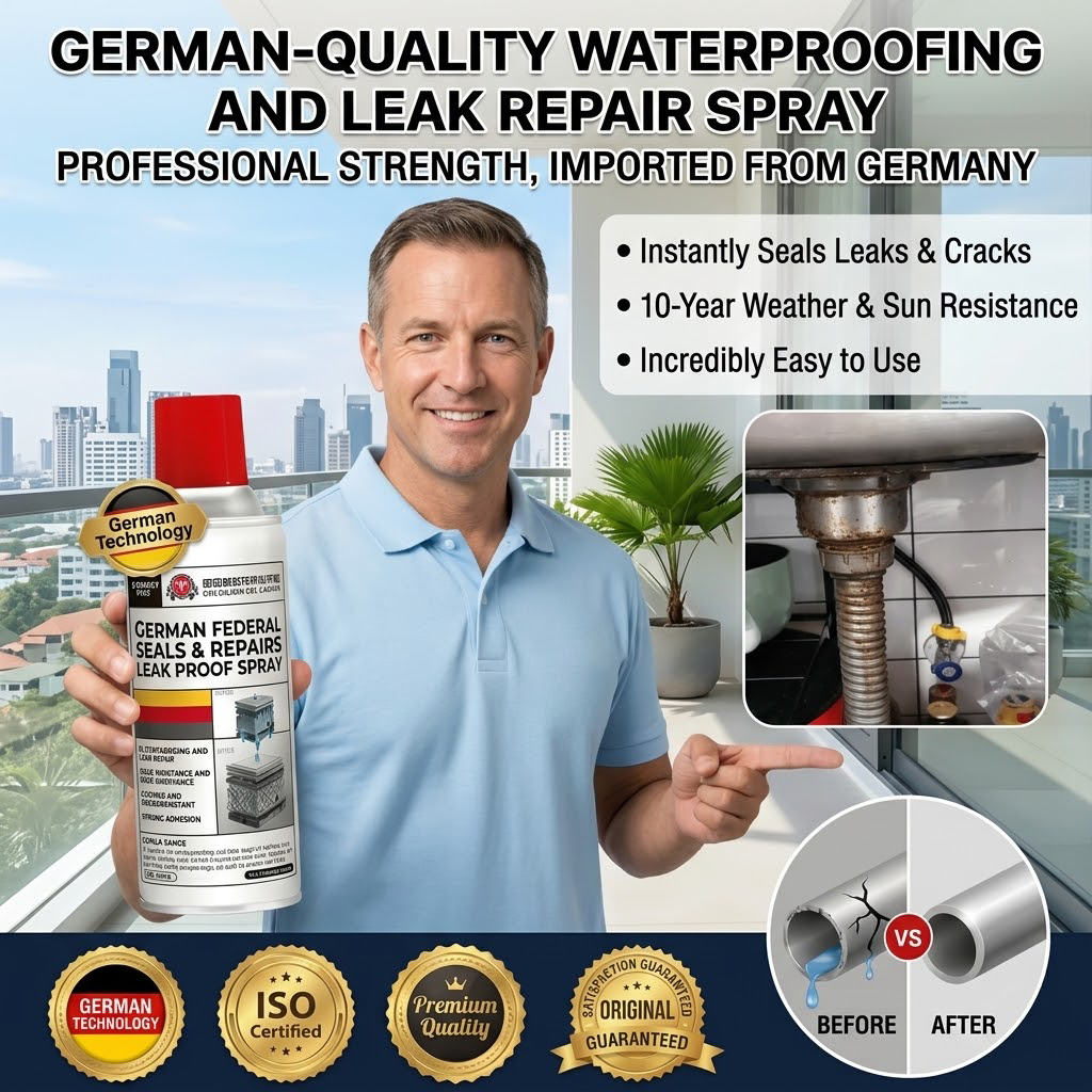 🏠 Roof Waterproofing & Leak Repair Spray | High-Performance Liquid Sealant for Rooftops, Walls, Cracks, Instant Sealing, Weather Resistant Leak Stop Coating