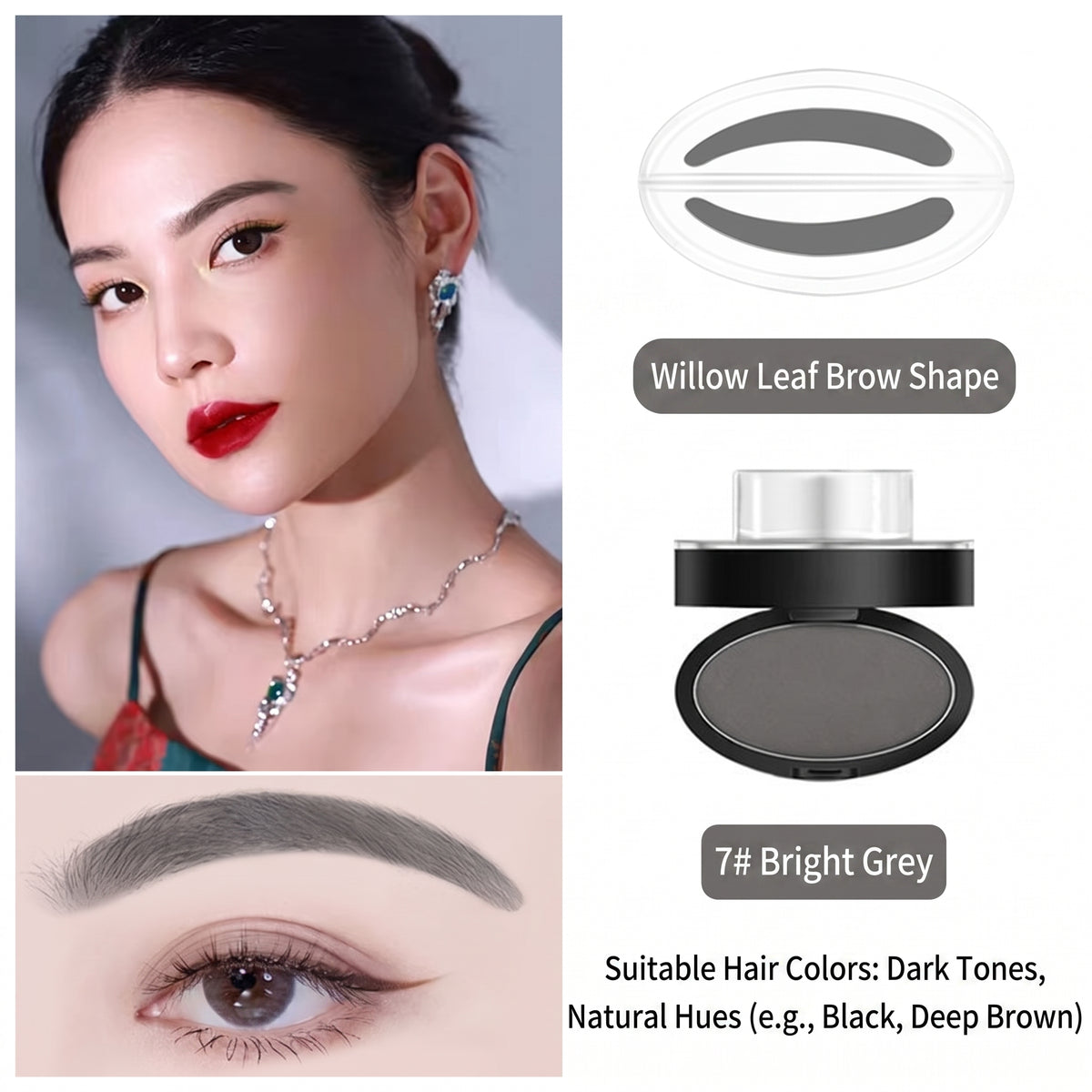 🔥Limited-time 50% off - Stamp Eyebrow Powder