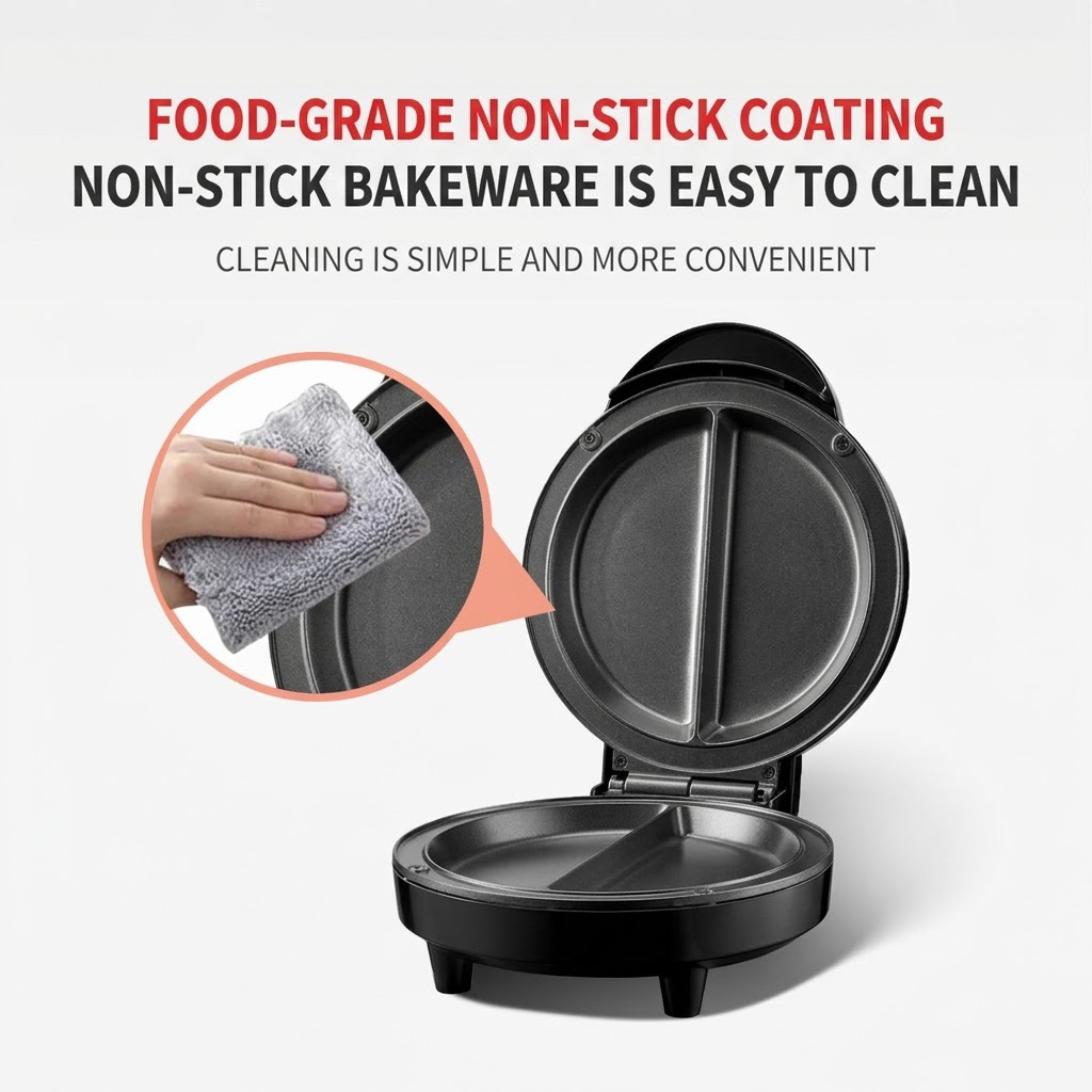 🍳 Elite Gourmet Dual Omelet & Frittatas Maker ✨ Make 2 Egg Dishes At Once, Non-Stick Electric Breakfast Cooker