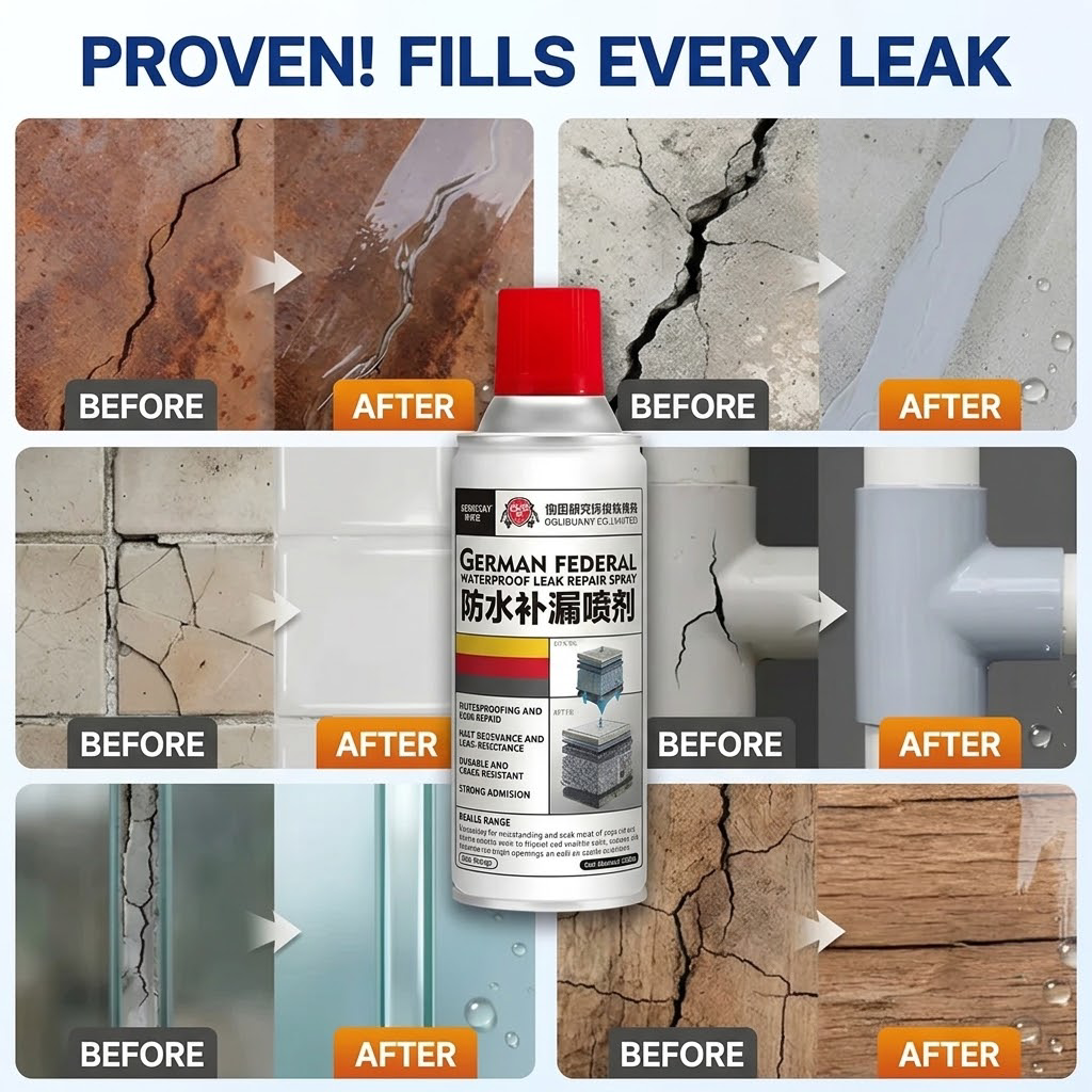 🏠 Roof Waterproofing & Leak Repair Spray | High-Performance Liquid Sealant for Rooftops, Walls, Cracks, Instant Sealing, Weather Resistant Leak Stop Coating