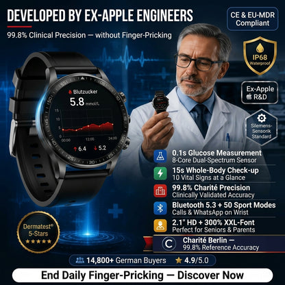 Waterproof Smartwatch with Flashlight 💡 1.5-inch Round Screen, 230mAh Pure Cobalt Battery, Bluetooth Calling Smart Watch for Outdoor Camping Hiking Adventure