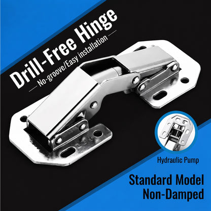 Limited-time 50% off, buy one get one free, no-drill bridge-type cabinet hinges