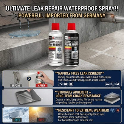 🏠 Roof Waterproofing & Leak Repair Spray | High-Performance Liquid Sealant for Rooftops, Walls, Cracks, Instant Sealing, Weather Resistant Leak Stop Coating