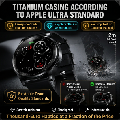 Waterproof Smartwatch with Flashlight 💡 1.5-inch Round Screen, 230mAh Pure Cobalt Battery, Bluetooth Calling Smart Watch for Outdoor Camping Hiking Adventure