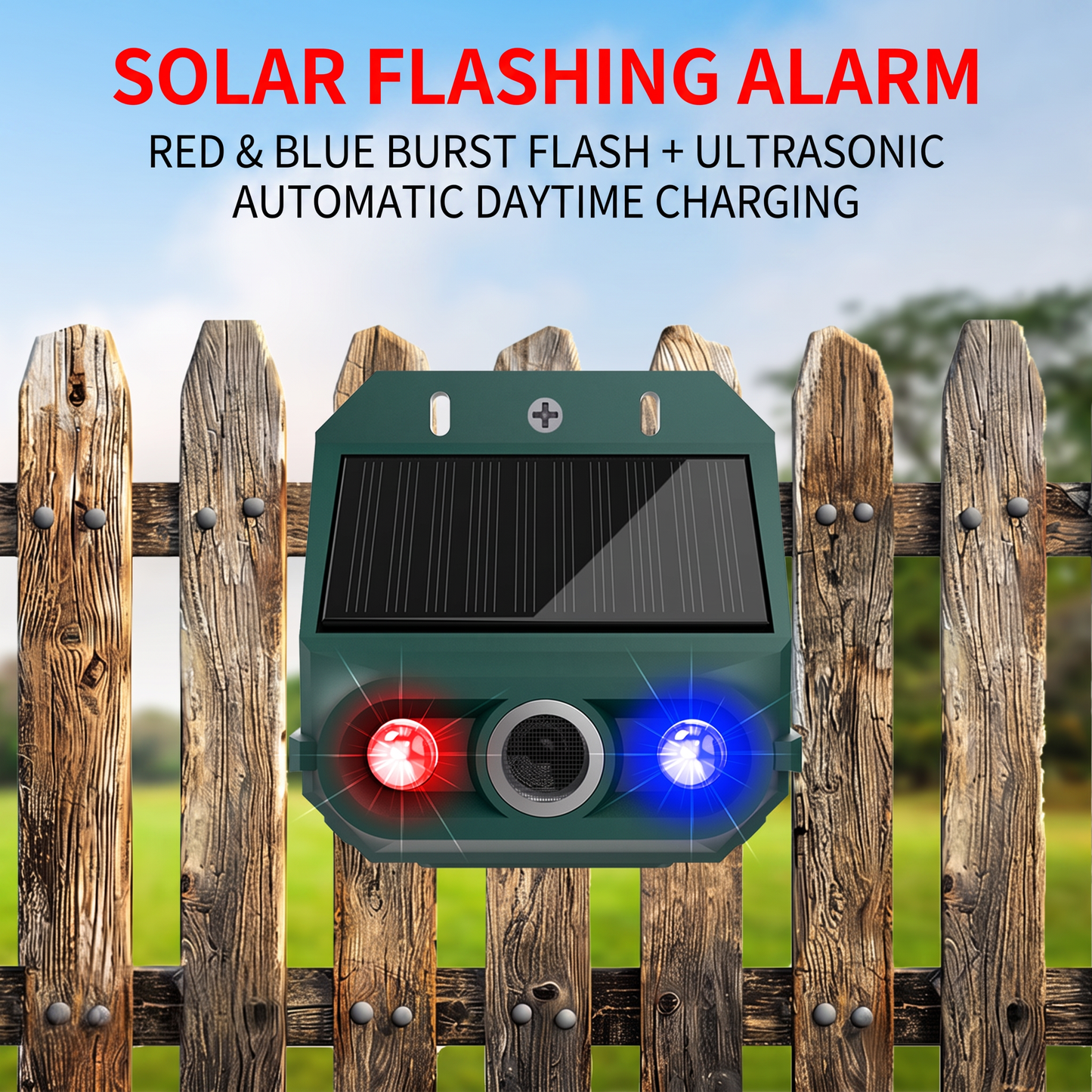 🥳Over 100,000 units sold! 🌳🔊 50% off! Solar-powered animal repellent.