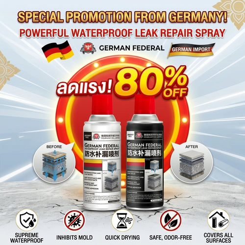 🏠 Roof Waterproofing & Leak Repair Spray | High-Performance Liquid Sealant for Rooftops, Walls, Cracks, Instant Sealing, Weather Resistant Leak Stop Coating