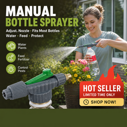🌿Enjoy 50% off now! Buy one get one free！Manual beverage bottle sprayer with adjustable nozzle