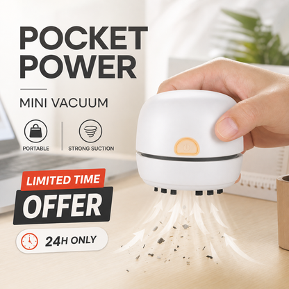 🔥Limited-time 50% off-Mini portable desktop vacuum cleaner
