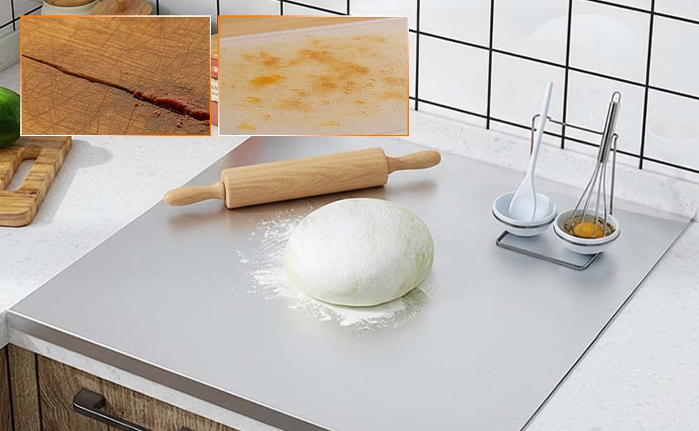 Stainless Steel Durable Kitchen Cutting Board